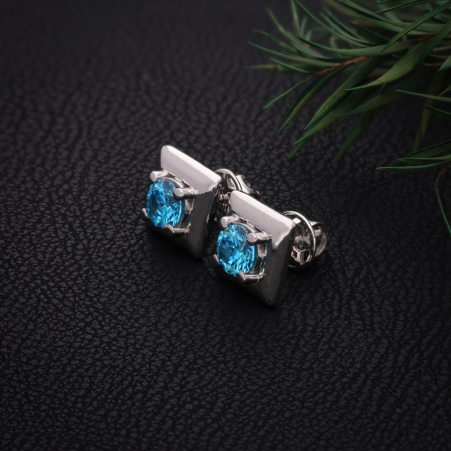 Moissanite stone Earrings