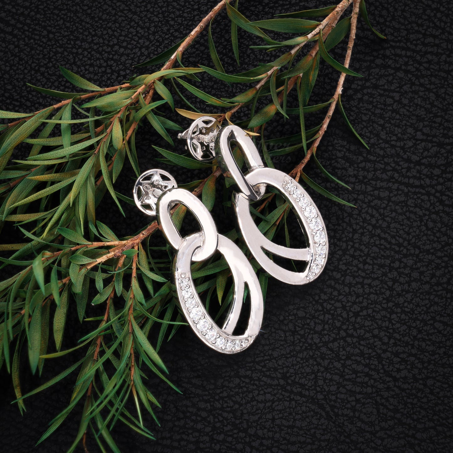 Sterling silver Double Loop Earrings
