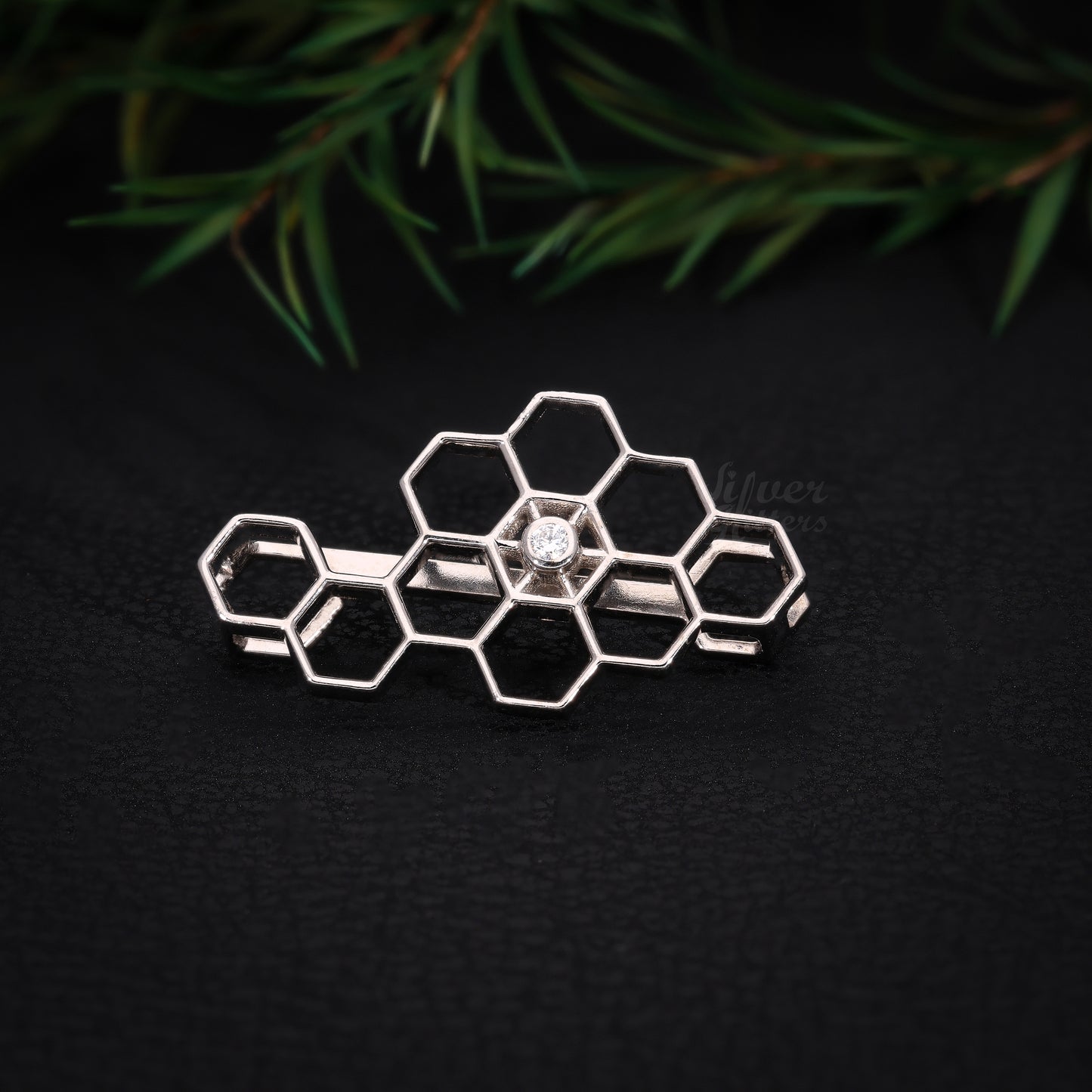 Sterling silver Honeycom Watch Band