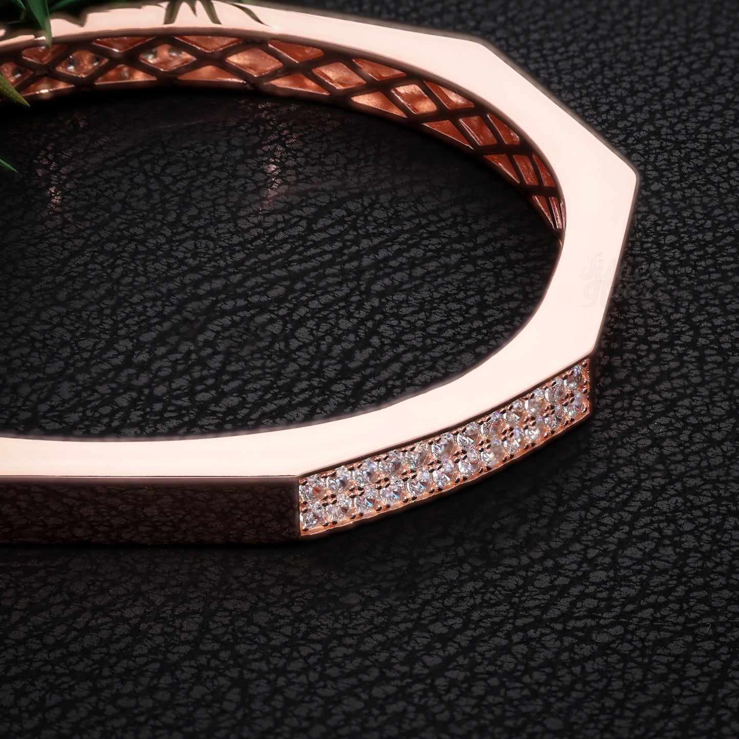 Silver Rose Gold kada Women