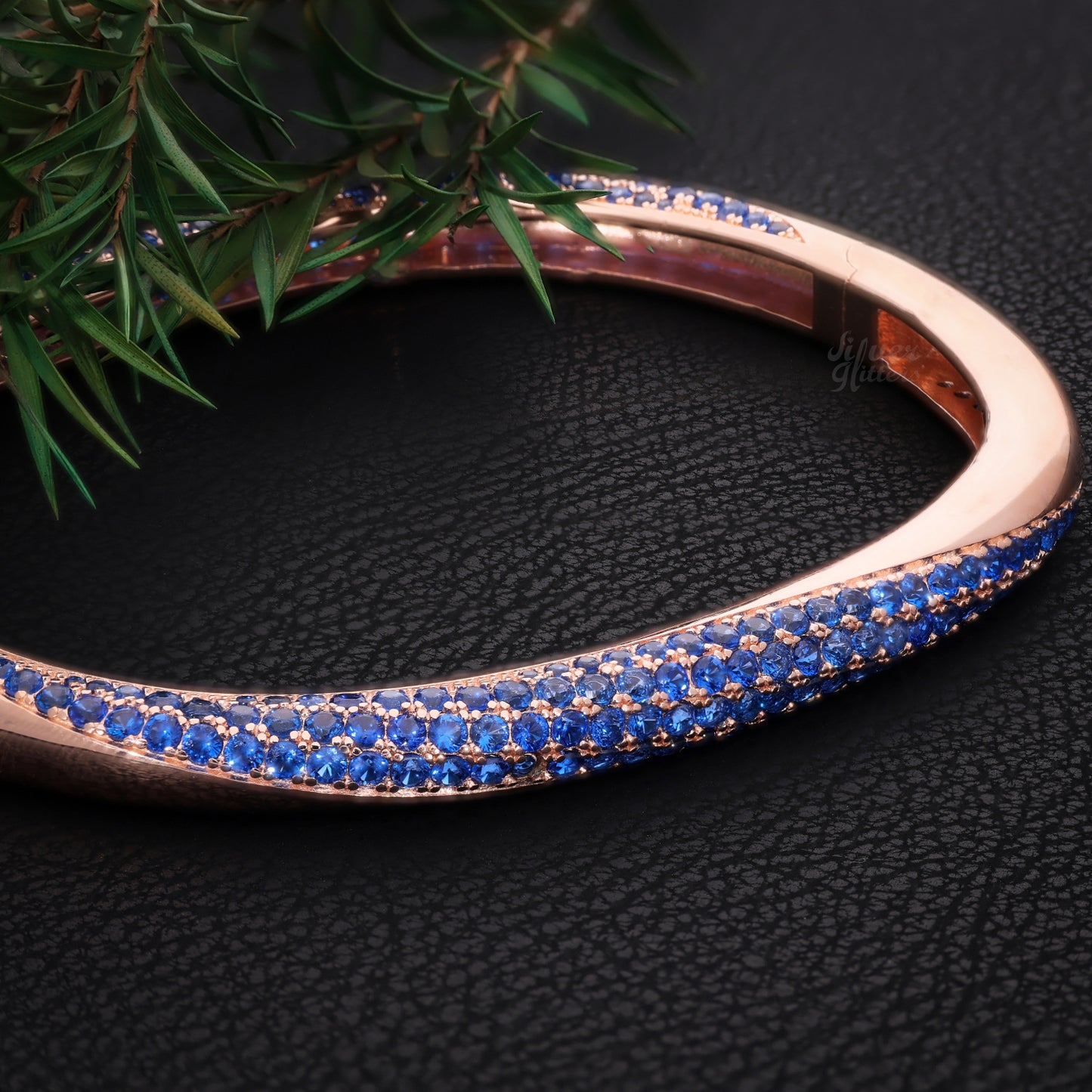 Silver Rose Gold kada Women