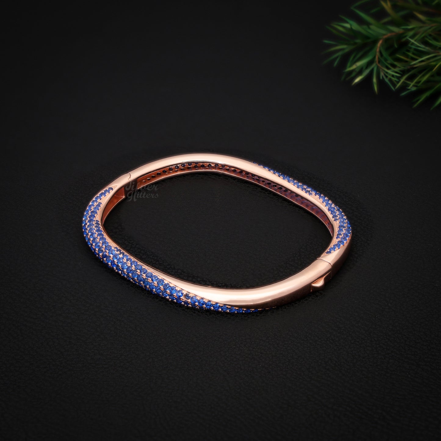 Silver Rose Gold kada Women