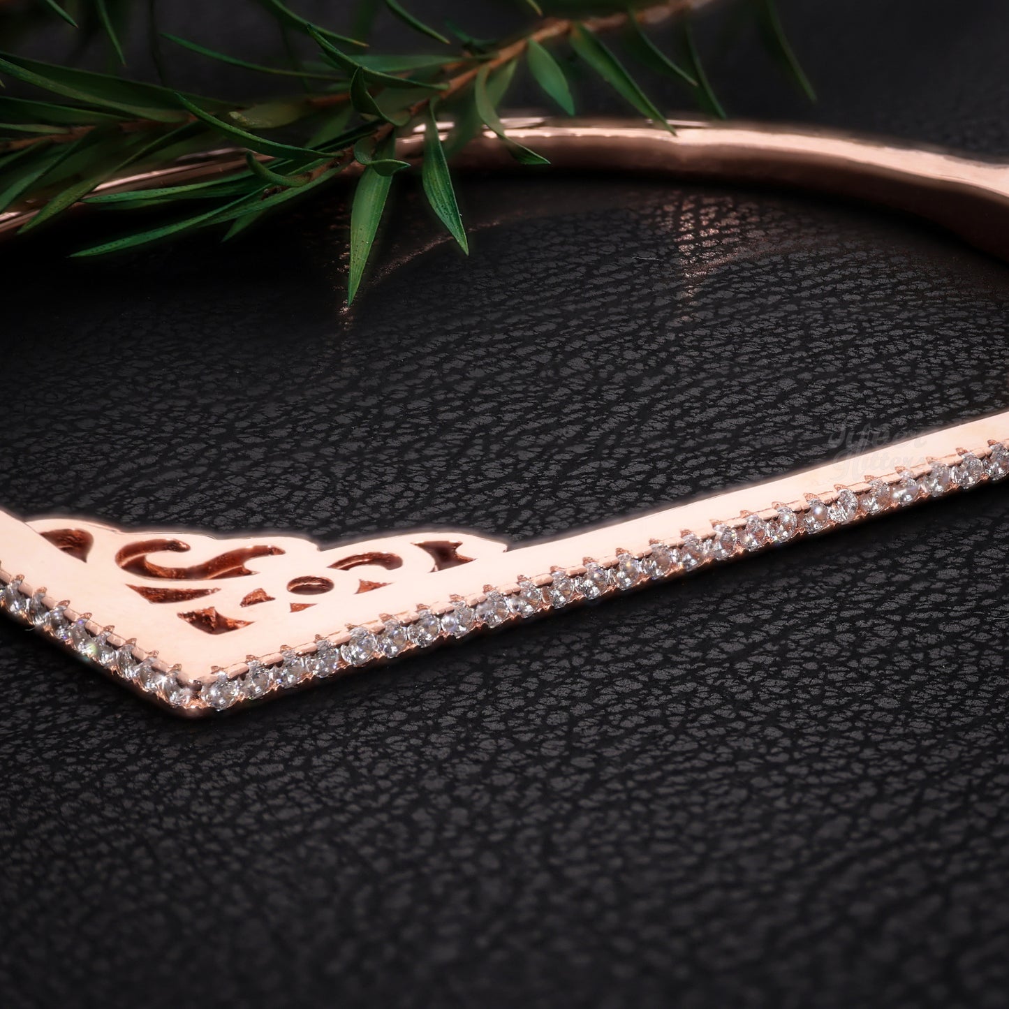 Silver Rose Gold kada Women