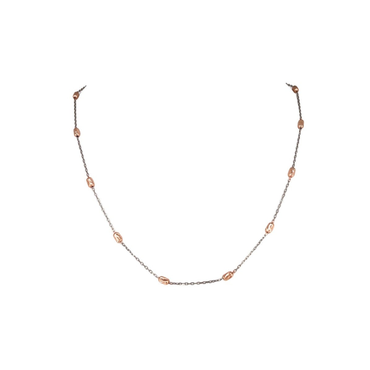Silver Rose Gold Chain