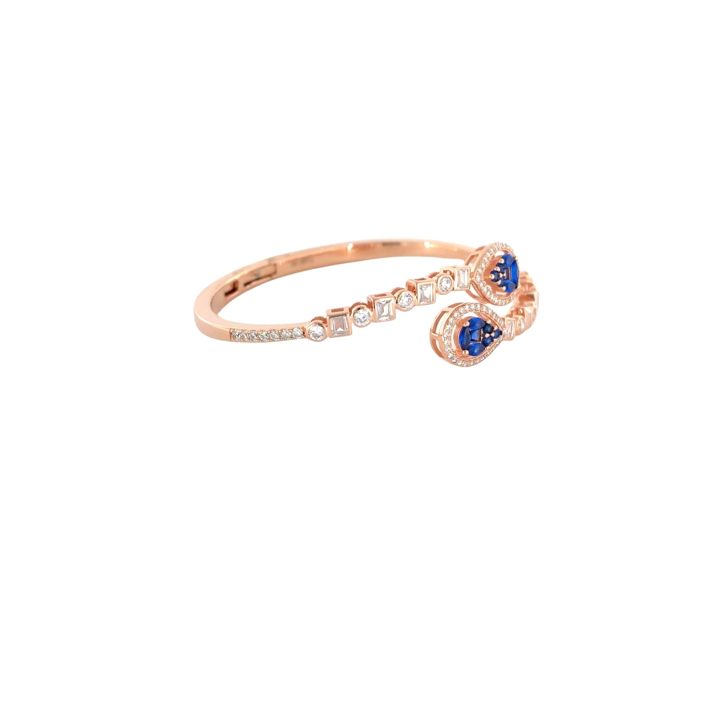 Silver Kada Rose Gold Women