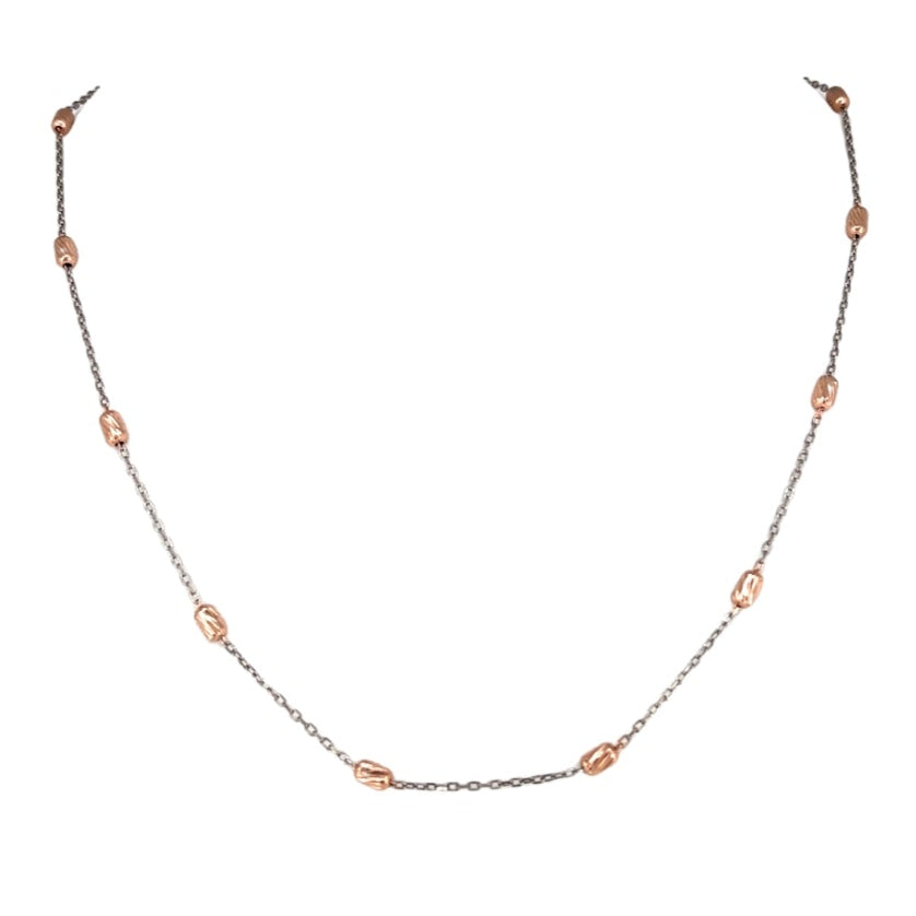 Silver Rose Gold Chain
