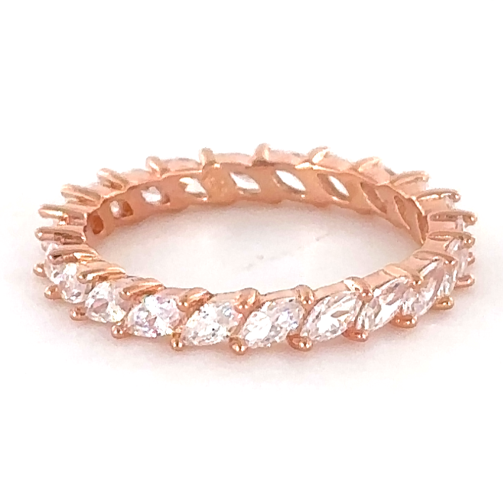 Sterling Silver Rose Gold Ring