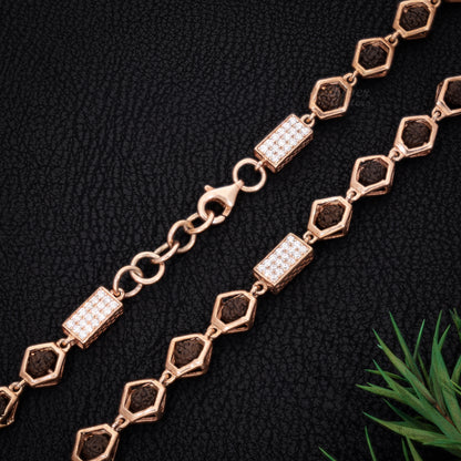 Sterling Silver Rudraksha Mala