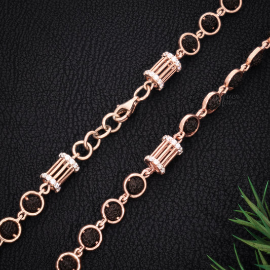 Sterling Silver Rudraksha Mala