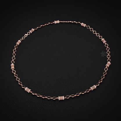 Sterling Silver Rudraksha Mala