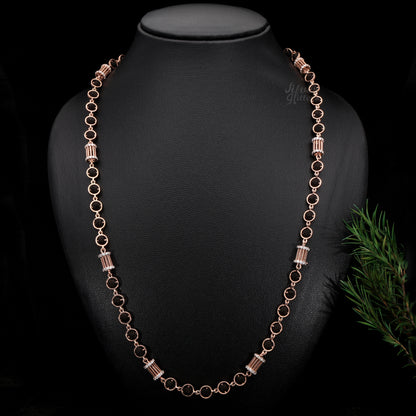 Sterling Silver Rudraksha Mala