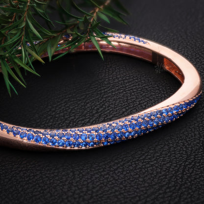 Silver Rose Gold kada Women