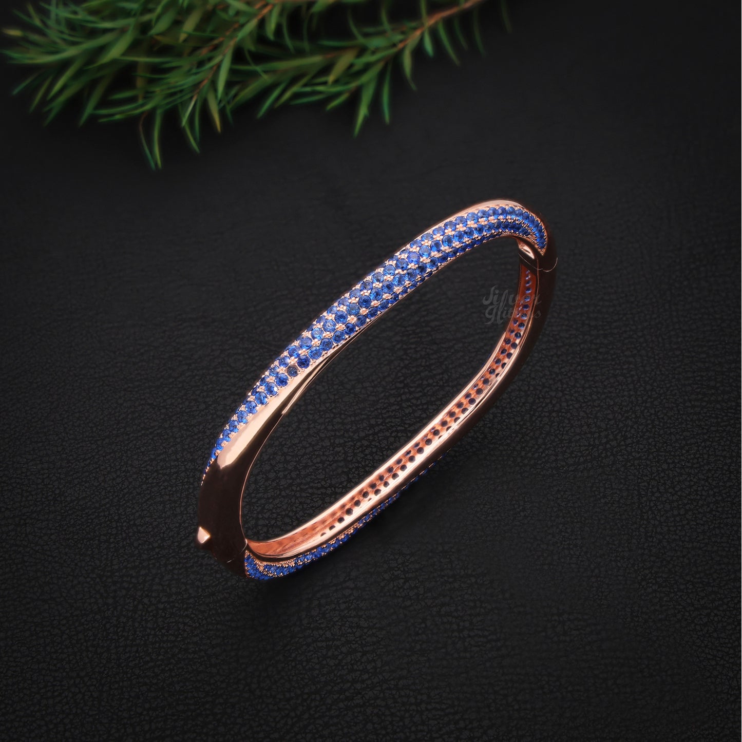 Silver Rose Gold kada Women