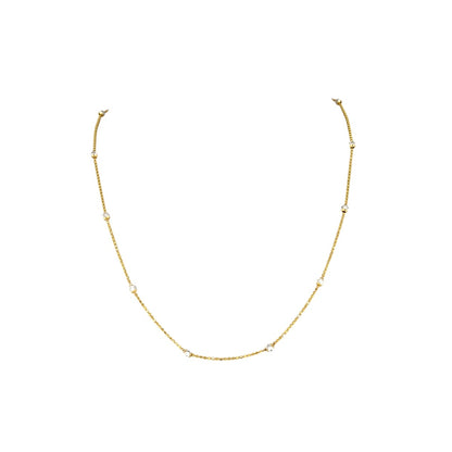 Two Tone Sterling Silver Chain