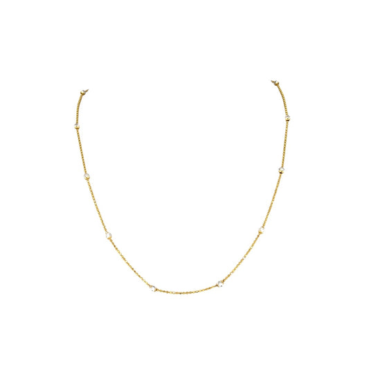 Two Tone Sterling Silver Chain