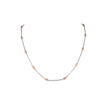 Silver Rose Gold Chain