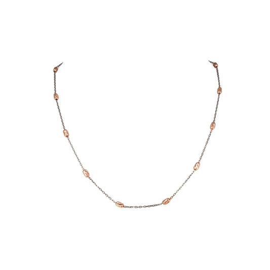 Silver Rose Gold Chain
