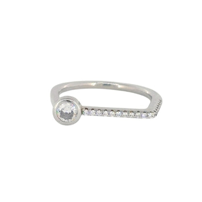 Silver Square Ring women