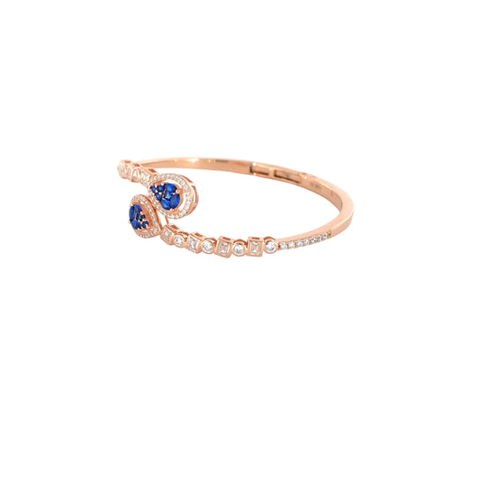 Silver Kada Rose Gold Women