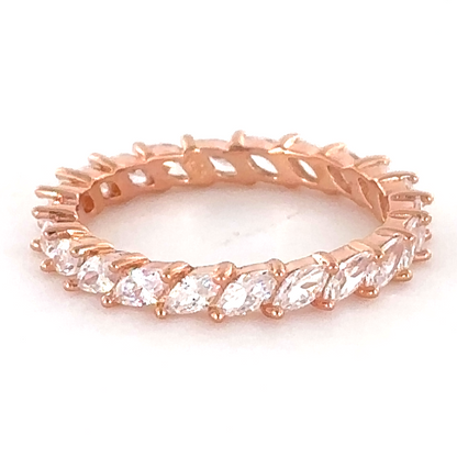 Sterling Silver Rose Gold Ring