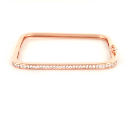 Silver Rose Gold kada Women