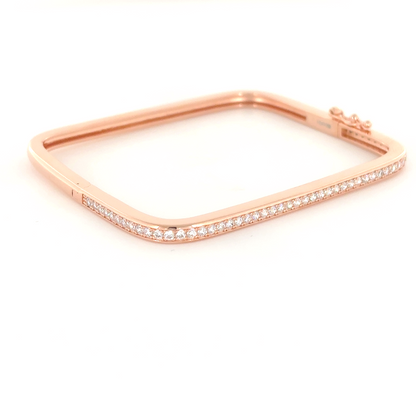 Silver Rose Gold kada Women
