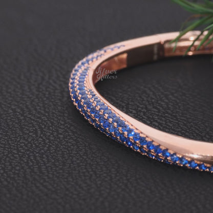 Silver Rose Gold kada Women