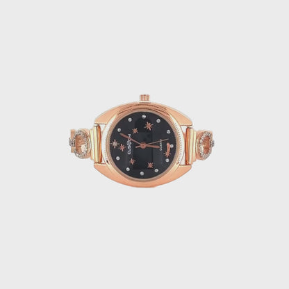Silver rose gold Watch