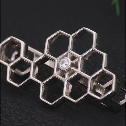 Sterling silver Honeycom Watch Band