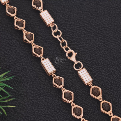 Sterling Silver Rudraksha Mala