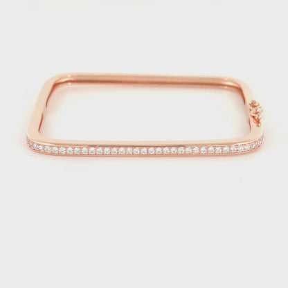 Silver Rose Gold kada Women
